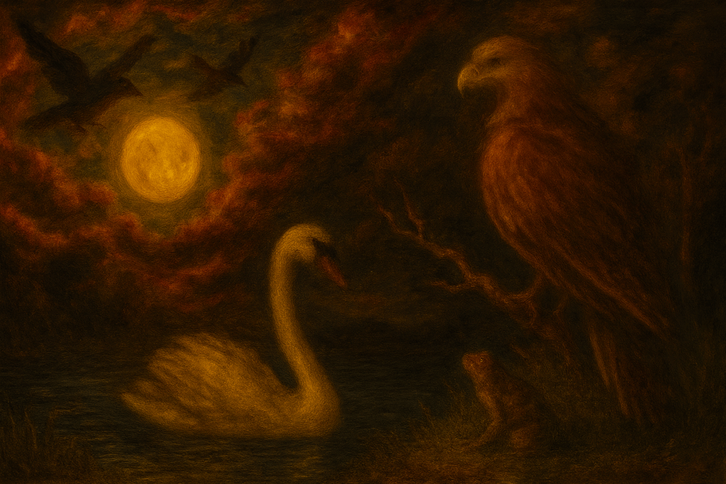 Märchen von Tieren Vogelschrei und Unkenruf